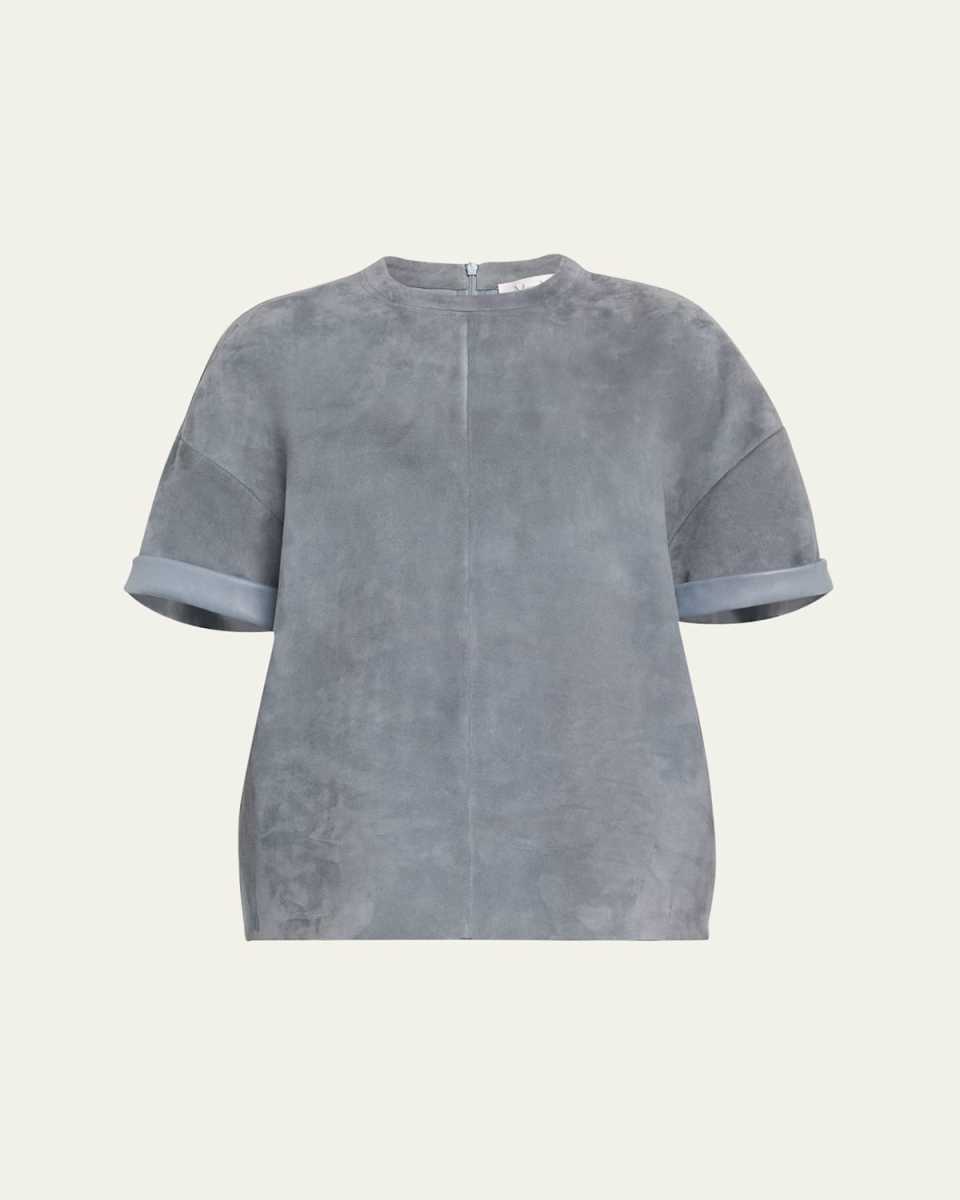 Morris Suede Short-Sleeve T-Shirt